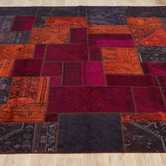 The Handmade Collection Donovan Patchwork Hand-Knotted Wool Persian Rug