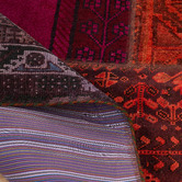 The Handmade Collection Donovan Patchwork Hand-Knotted Wool Persian Rug