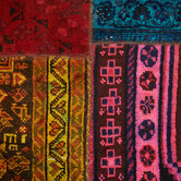 The Handmade Collection Eva Patchwork Hand-Knotted Wool Persian Rug