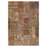 The Handmade Collection Enya Patchwork Hand-Knotted Wool Persian Rug
