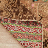 The Handmade Collection Linda Patchwork Hand-Knotted Wool Persian Rug