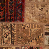 The Handmade Collection Dana Patchwork Hand-Knotted Wool Persian Rug
