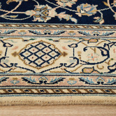 The Handmade Collection Navy Blue Hand-Knotted Wool Persian Rug