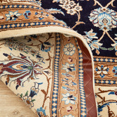 The Handmade Collection Dark Brown Medallion Hand-Knotted Wool Persian Rug