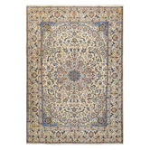 The Handmade Collection Ivory Hand-Knotted Wool Persian Rug