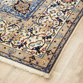 The Handmade Collection Ivory Hand-Knotted Wool Persian Rug