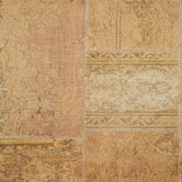 The Handmade Collection Light Beige Patch Work Hand-Knotted Wool Persian Rug