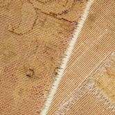 The Handmade Collection Light Beige Patch Work Hand-Knotted Wool Persian Rug