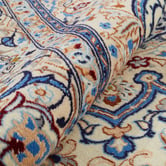 The Handmade Collection Blue &amp; Cream Wool Persian Nain Rug