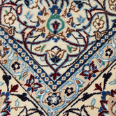 The Handmade Collection Light Grey Medallion Hand-Knotted Wool Persian Rug