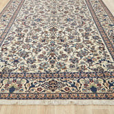 The Handmade Collection Taupe Floral Hand-Knotted Wool Persian Rug