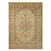 The Handmade Collection Beige Hand-Knotted Wool Persian Rug