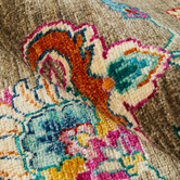 The Handmade Collection Brown Hand-Knotted Wool Kilim Rug
