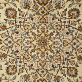 The Handmade Collection Beige Hand-Knotted Wool Persian Rug