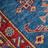The Handmade Collection Red &amp; Blue Hand-Knotted Wool Persian Rug