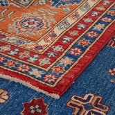 The Handmade Collection Red &amp; Blue Hand-Knotted Wool Persian Rug