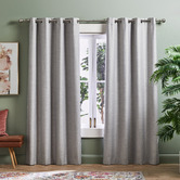 Design Studios Lexington Light Grey Blockout Eyelet Curtains