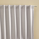 Design Studios Lexington Grey &amp; White Blockout Concealed Tab Top Curtains
