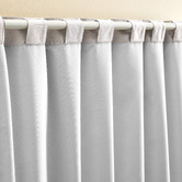 Design Studios Lexington Grey &amp; White Blockout Concealed Tab Top Curtains