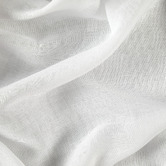 Design Studios Valerian Snow White Sheer Concealed Tab Top Curtains