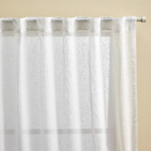 Design Studios Valerian Snow White Sheer Concealed Tab Top Curtains