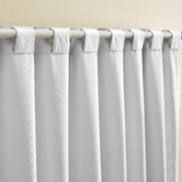 Design Studios Lexington Bright White Blockout Concealed Tab Top Curtains