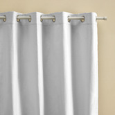 Design Studios Lexington Bright White Blockout Eyelet Curtains