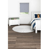 Design Studios Blue Chevron Blockout Roller Blind