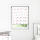 Design Studios Pink Confetti Blockout Roller Blind