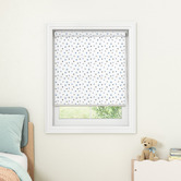 Design Studios Blue Confetti Blockout Roller Blind