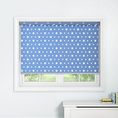 Design Studios Blue Stars Blockout Roller Blind