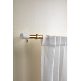 Design Studios Contempo Curtain Rod &amp; Finials Set