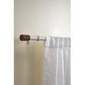 Design Studios Contempo Curtain Rod &amp; Finials Set