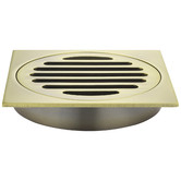 Meir 100mm Solid Brass Trapscrew Floor Waste