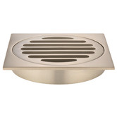 Meir 100mm Solid Brass Trapscrew Floor Waste