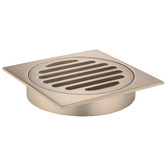 Meir 100mm Solid Brass Trapscrew Floor Waste