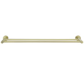 Meir Round 600mm Double Brass Towel Rail