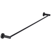 Meir Round 600mm Single Brass Towel Rail
