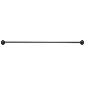 Meir Round 600mm Single Brass Towel Rail