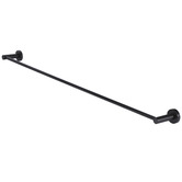 Meir Round 600mm Single Brass Towel Rail