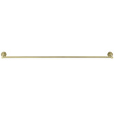 Meir Round 900mm Single Brass Towel Rail