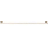 Meir Round 900mm Single Brass Towel Rail