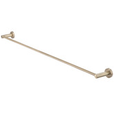 Meir Round 900mm Single Brass Towel Rail