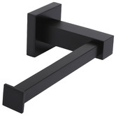 Meir Square Matte Black Toilet Roll Holder