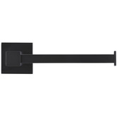Meir Square Matte Black Toilet Roll Holder