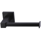 Meir Square Matte Black Toilet Roll Holder