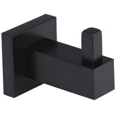 Meir Matte Black Square Robe Hook