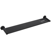 Meir Round 645mm Matte Black Bathroom Shelf