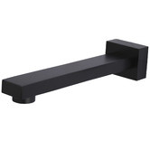 Meir Matte Black Square Bath Spout