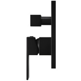 Meir Matte Black Square Diverter Mixer